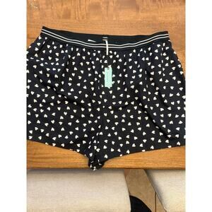 Anthropologie 2X Sleep Shorts Pajama Bottoms Pattern Lounge Boxer NWT Cotton